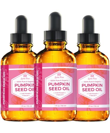 Leven Rose Pumpkin Seed Oil - 100% Pure Cold Pressed Natural Moisturizer 1 oz - For Dry Hair, Rough Skin, and Nails - Buy Online on SooperMarket.com
