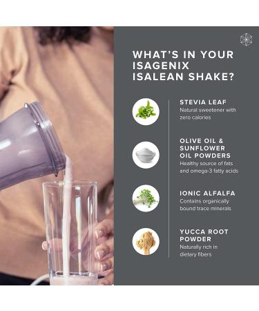 Isagenix IsaLean Shake - Superfood Meal Replacement for Healthy Weight & Lean Muscle Growth - 826g - Strawberry Cream - Buy Online on SooperMarket.com