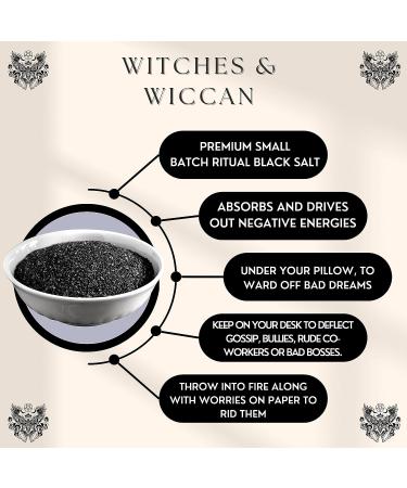 Black Salt for Protection Rituals - 2 oz Bag | Wiccan & Witchcraft Supplies - Buy Online on SooperMarket.com