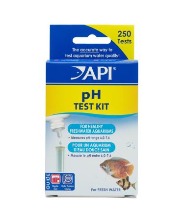 API PH TEST KIT 250-Test Freshwater Aquarium Water pH Test Kit, 4 Piece Set