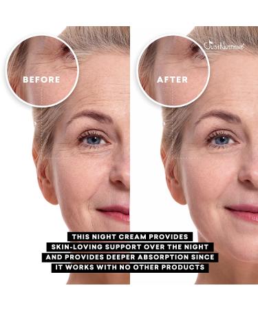 Just Nutritive Anti-Aging Night Facial Cream | Best Night Cream for Wrinkle Reduction | 2oz Anti Aging Skin Care for Youthful Skin - Buy Online on SooperMarket.com