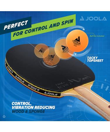 JOOLA Omega Control Ping Pong Paddle - Tournament Performance Table Tennis Racket for Advanced Training - Flared Handle with Adapter 32 Rubber - Designed for Control - Buy Online on SooperMarket.com
