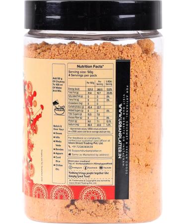 South Indian Style Instant Tomato Coconut Chutney Powder 200G / 7Oz Nariyal Ki Chutney Just Water  - Buy Online on SooperMarket.com
