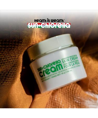 Sun Chlorella Cream Face Moisturizer - Deep Hydration & Anti-Aging - Natural Skin Care for Radiant Glow - Paraben Free 1.58oz - Buy Online on SooperMarket.com
