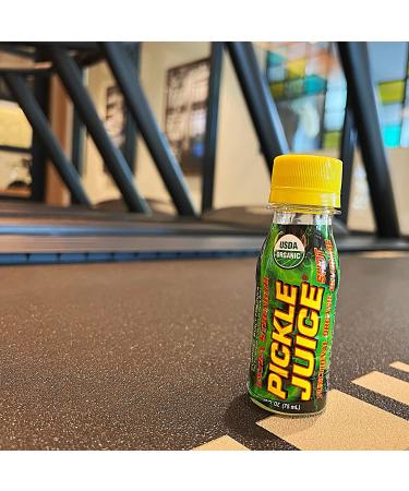 Pickle Juice 2.5 oz Extra Strength Shots - USDA Organic Muscle Cramp Relief - 24 Pack - Buy Online on SooperMarket.com