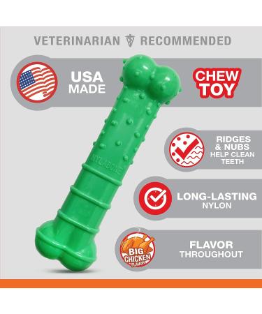Nylabone Power Chew Chicken Dental Chew Toy Medium - for Dogs up to 16kg - Buy Online on SooperMarket.com