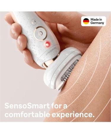 Braun Silk- pil 9 Flex Epilator with Electric Shaver & Trimmer - White/Gold | UK 2 Pin Plug | Women's Gift Set - Buy Online on SooperMarket.com