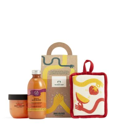 The Body Shop Soak & Slather Mango Bath Set Gift Set  for All Skin Types  Vegan