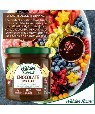 Walden Farms Chocolate Dip 12 oz - Guilt-Free Indulgence - Buy Online on SooperMarket.com