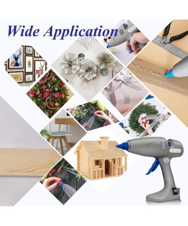 BLEDs Full-Size Hot Glue Gun 80 & 120W | Dual High Temp Anti-Dripping Large Glue Gun with Stand-Up Design | Includes 12 Glue Sticks for Craft, Art, DIY Projects - Buy Online on SooperMarket.com