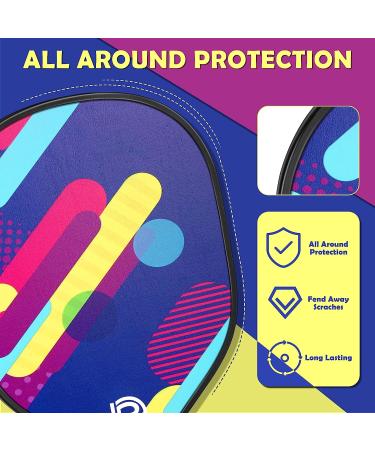 DULCE DOM Pickleball Paddles Set - USAPA Approved, Fiberglass Surface Racket with Balls & Bag, Ideal Training Equipment for Men & Women - Buy Online on SooperMarket.com