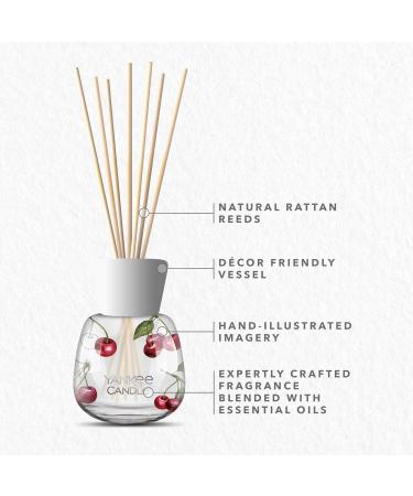Yankee Candle Signature Scented Reed Diffuser | Black Cherry Aroma Diffuser | up to 10 Weeks of Fragrance | 100 ml | Perfect Gifts for Women - Buy Online on SooperMarket.com
