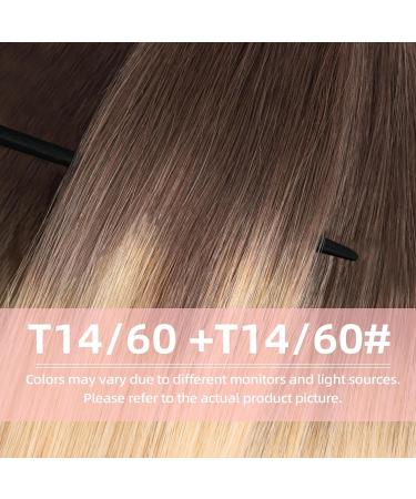 24 Seamless Human Hair Clip in Extensions - Natural Thick Straight Weft - 7 Pieces - T14/60+T14/60# - 100g - Women's Hair Extensions - Buy Online on SooperMarket.com