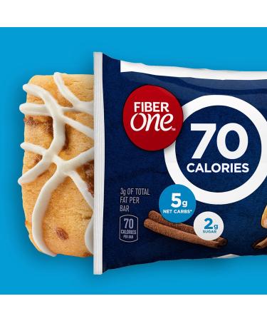 Fiber One 70 Cal Soft-Baked Cinnamon Coffee Cake 12 ct - Pack of 4 (48 ct total) - Buy Online on SooperMarket.com