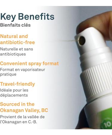 Organika Bee Propolis Throat Spray- Alcohol Free Soothing Immune Support- 30ml - Buy Online on SooperMarket.com