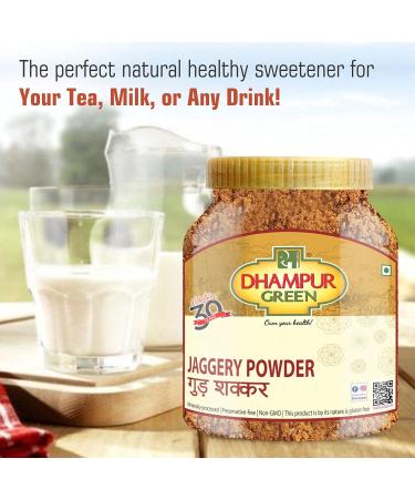 Dhampur Jaggery Powder 1.542 lbs | 24.64 oz - 700g | Pack of 1 - Buy Online on SooperMarket.com