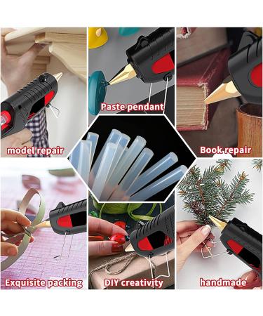 200 Pack Mini Hot Glue Gun Sticks - Multipurpose for Art, Craft, DIY - 0.43x4 Inches Clear - Compatible with Most Glue Guns - Buy Online on SooperMarket.com
