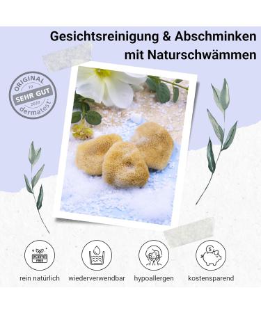 Tom & Pat Natural Face Sponge Reusable Dermatologist Approved for Makeup & Facial Cleaning | Eco-Friendly Skincare Tool from Greece | Buy Now! - Buy Online on SooperMarket.com
