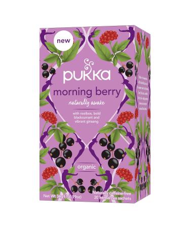 Pukka Herbs Morning Berry 20 Organic Herbal Tea Bags 136 g