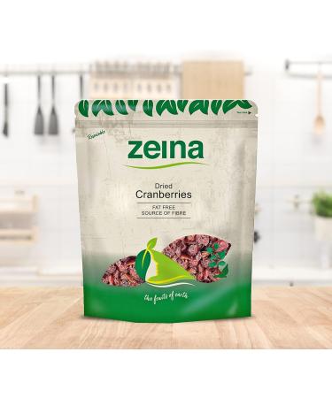 Zeina Dried Cranberries (1Kg) - Perfect for Snacking or Baking - Fat-Free & High-Fiber Dry Fruit with Resealable Zip - Sweetened Juicy Dried Cranberries - Buy Online on SooperMarket.com