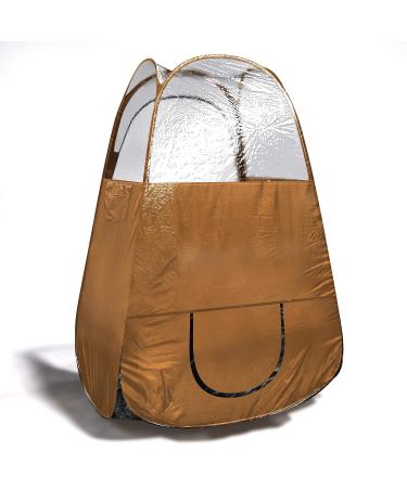 Shop Spray Tan Tent (Bronze) - Professional Pop-Up Booth Easy Setup No Logo Perfect for Sunless Tanning & Airbrush Art - Buy Online on SooperMarket.com