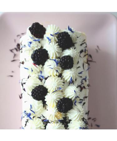 Edible Blue Rosie Rose Cornflower Blossoms - 6g Dried Floral Decoration for Cooking Tea Cupcakes & Salads - Natural & Tasteless - Buy Online on SooperMarket.com