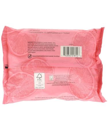 Burt's Bees Clarifying Facial Towelettes - Pink Grapefruit, 30 Pre-Moistened Towelettes for Clear Skin - Buy Online on SooperMarket.com