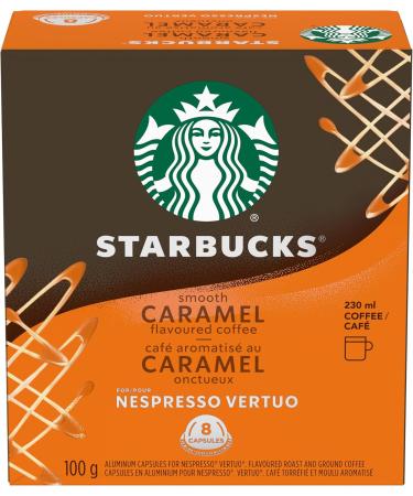 Starbucks By Nespresso Pike Place Roast Coffee Pods Medium Roast Nespresso Vertuo Line & Smooth Caramel For NESPRESSO VERTUO Flavoured Blonde Roast Notes of Buttery Caramel and Vanilla Coffee+Smooth Caramel - Buy Online on SooperMarket.com