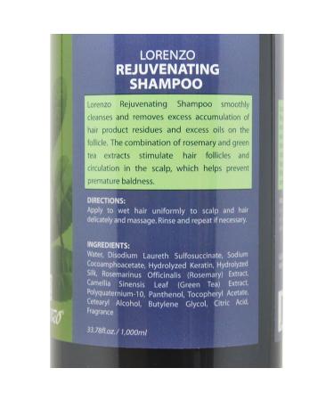 Lorenzo Rejuvenating Shampoo & Deep Conditioner Set - Nourishing Hair Care for All Hair Types | Shop Internationally - Buy Online on SooperMarket.com
