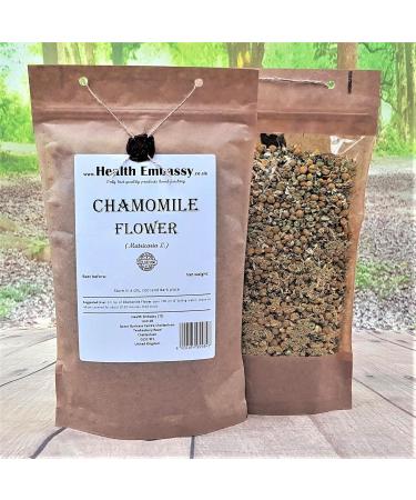 Health Embassy Chamomile Flower Tea | Matricaria L | Camomille Fleur Tisane 50g - Buy Online on SooperMarket.com