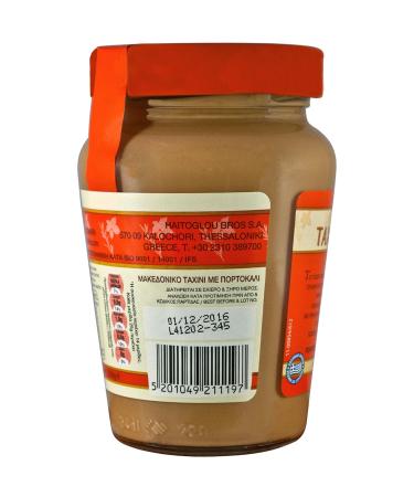 Haitoglou Macedonian Tahini with Orange 700g Greek Sesame Paste | Buy Internationally - Buy Online on SooperMarket.com
