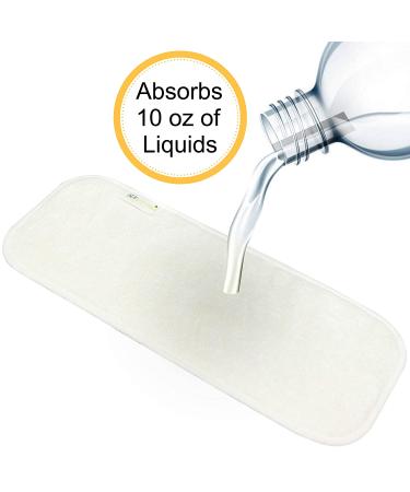 Wegreeco Reusable Bamboo Inserts for Baby Cloth Diaper - 12 Pack, 4 Layers, High Absorbency - Buy Online on SooperMarket.com
