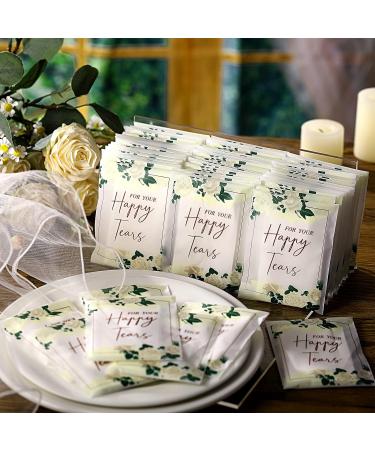 80 Pcs Wedding Tissues Packs for Guests - Bulk Individual Facial Tissues for Happy Tears - Perfect Welcome Bag Stuffers for Bride and Groom - Buy Online on SooperMarket.com