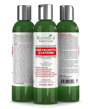 Saw Palmetto & Cayenne Hair Growth Conditioner - Alopecia Prevention, DHT Blocker, Doctor Developed - Buy Online on SooperMarket.com