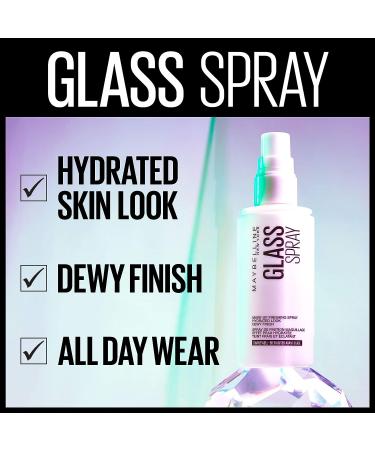 Maybelline New York Facestudio GlassSkin Makeup Finishing Spray - 3.4 Fl Oz - Buy Online on SooperMarket.com
