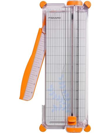 Fiskars SureCut Portable Paper Trimmer  12 Inch Cut   Orange - 154450-1009 - Buy Online on SooperMarket.com