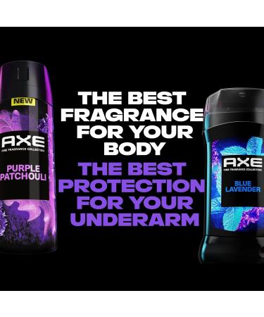 AXE Fine Fragrance Collection Premium Body Spray Purple Patchouli with Citrus + Oak Essential Oils 3 Count with 72H Odor Protection Aluminum-Free 4 oz - Buy Online on SooperMarket.com