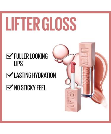 Maybelline New York Lifter Gloss Lip Gloss with Hyaluronic Acid Opal 0.18 fl. oz. (Pack of 2) - Buy Online on SooperMarket.com