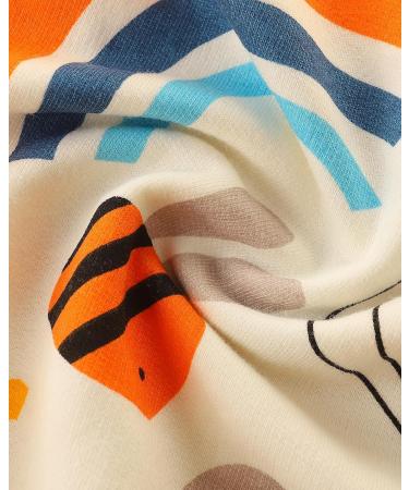 Boys Dinosaur Sweatshirt for Kids - Cotton Long Sleeve Pullover - Toddler Girls Shirts - Baby Clothes 1-8 Years - 6-7 Years Rainbow Design - Buy Online on SooperMarket.com