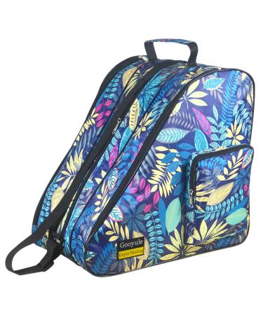 Roller Skate Bag, Ice Skate Bags Large Capacity Roller Bags for Women Men & Kids Ice Skating Bag Roller Skate Accessories Inline Skates Quad Skates Bag with Shoulder Strap Top Handle Side Pocket Style E