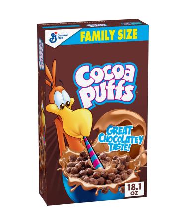 Cocoa Puffs Chocolate Breakfast Cereal with Whole Grains 18.1 oz