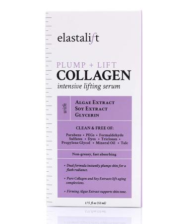 Elastalift Collagen Facial Serum 1.75 Fl Oz - Lifting, Plumping & Firming Face Serum for Improved Elasticity, Even Skin Tone, & Non-Greasy Wrinkle Reduction - Buy Online on SooperMarket.com