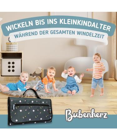 Buy Bubenherz XL Diaper Pocket | Comfort Hygiene Wrap & Non-Slip Wet Cloth | Diaper Bag Organizer for All Sizes - Greybear - Buy Online on SooperMarket.com