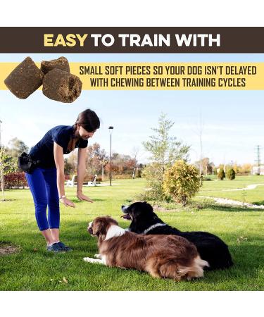 BRUTUS & BARNABY Peanut Butter & Banana Training Treats for Dogs - 8oz Pack - All-Natural Vegan Reward for Puppy Training - Buy Online on SooperMarket.com
