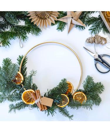 Outuxed 8pcs 10-inch Metal Hoops for DIY Crafts, Dream Catchers, and Wedding Decor - Gold Macrame Rings for Wall Hanging - Buy Online on SooperMarket.com