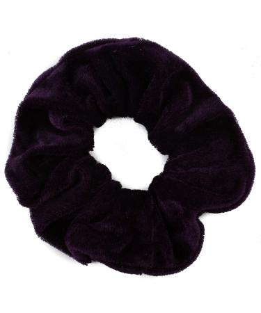 Mytoptrendz Plain Scrunchie Soft Ponytail Hair Tie Elastic -Purple