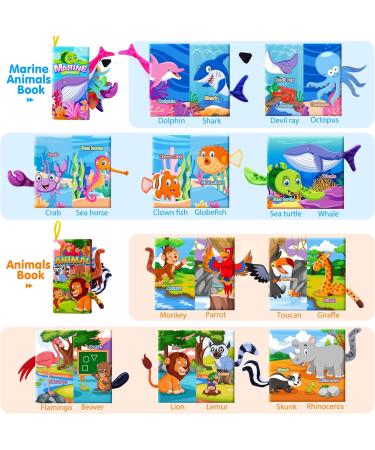 Fnsel Baby Book - 2-Piece 3D Fabric Toy Set for 0-12 Months | Crackling Feeling Book & Quiet Book Gift for Girls - Buy Online on SooperMarket.com