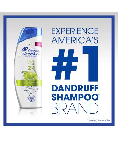 Head and Shoulders Green Apple Anti-Dandruff 2-In-1 Shampoo & Conditioner - 13.5 fl oz - Buy Online on SooperMarket.com