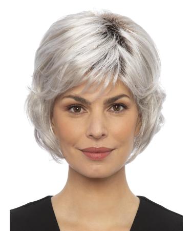 Lofty wig Michelle made of high-quality synthetic hair looks like real hair highlighted in medium brown/amber gold