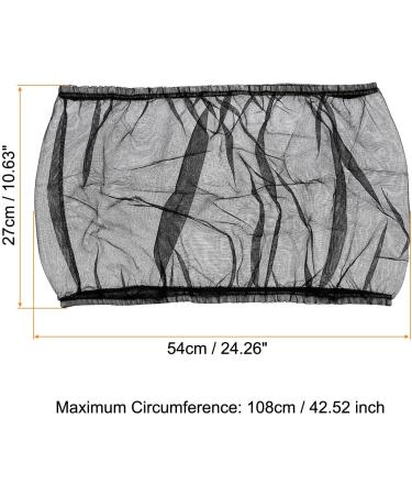 Buy PATICIL 42.5x10.6 Adjustable Bird Cage Cover - Universal Protection for Parrots | Soft Airy and Durable Black Feather Network - Buy Online on SooperMarket.com